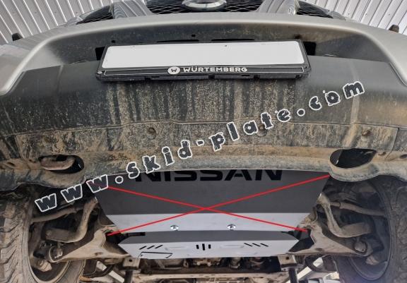 Steel skid plate for Nissan Navara