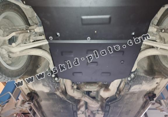 Steel gearbox skid plate for Audi A4 B9