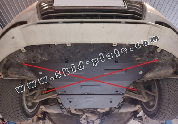 Steel gearbox skid plate for Audi A5