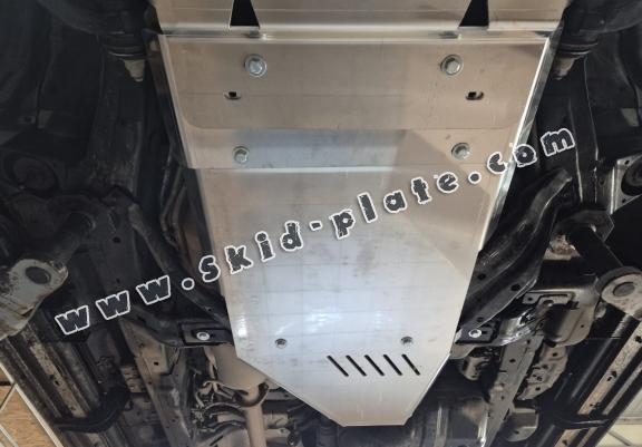 Aluminum gearbox skid plate for Toyota FJ Cruiser