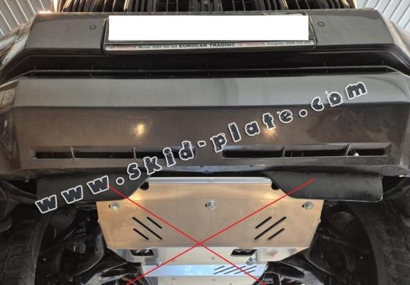 Aluminum gearbox skid plate for Toyota FJ Cruiser