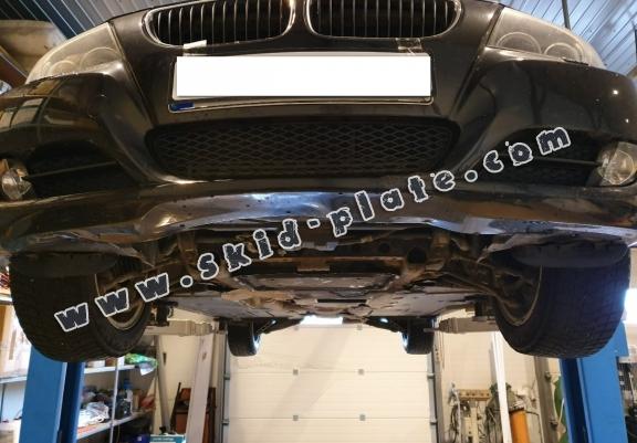 Steel radiator skid plate for BMW seria 3 - E90